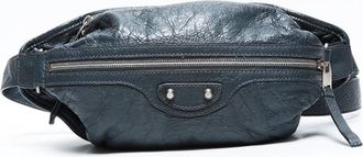 Balenciaga Gray Leather Fanny Pack (Pre-Owned)