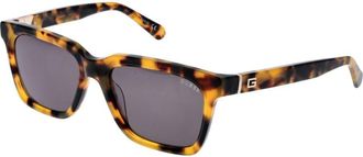 Guess Womens Gu7620 Tortoise Sunglasses - Tan - One Size