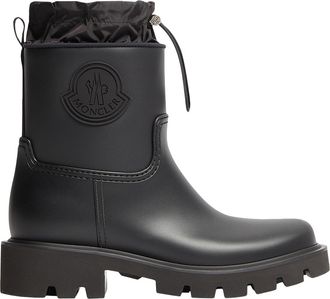 Moncler Moncler Kickstream Rain Boots, Women, Black, Size: 35