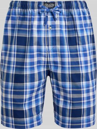 Ralph Lauren Pyjamashorts mit Tunnelzug aus reiner Baumwolle in Dunkelblau, Gr&ouml;&szlig;e XXL