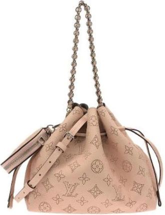 Louis Vuitton Pre-owned Mahina Calf Shoulder Bag - Pre-owned - Mujer - Rosa - ONE SIZE