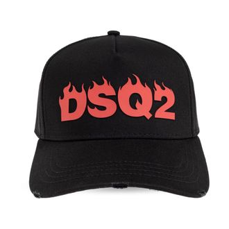 Dsquared2 Baseballpet - Heren - Petten - Zwart - ONE Size - Katoen - Accessoires