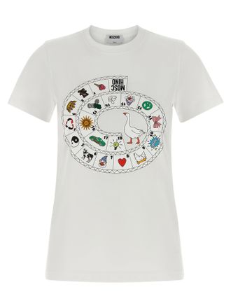 Moschino Witte Katoenen T-Shirt