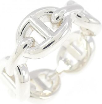 Herm&egrave;s Silver 925 Band Ring (Pre-Owned)