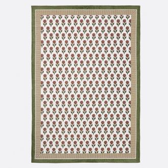 La Redoute Interieurs Blokprint tapijt van 100% katoen, PRINTA