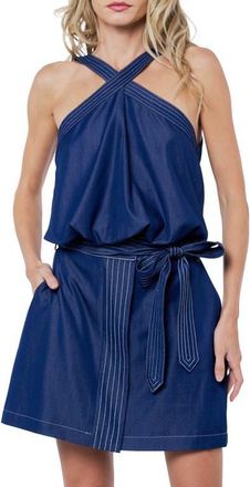Ciebon Zenia Sleeveless Top in Medium Blue at Nordstrom, Size X-Small