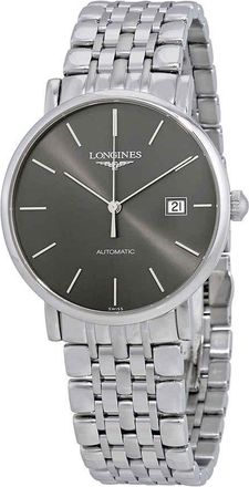 Longines Elegant Collection Automatic Grey Dial Mens Watch L4.910.4.72.6
