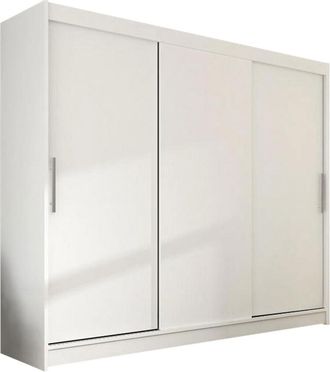 Mirjan24 Armario Closico 118, Blanco, 215x250x58cm, Puertas De Armario: Correderas, N&uacute;mero De Estantes: 9