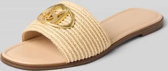 Steve Madden Slipper mit Logo-Detail Modell Kora in Sand, Gr&ouml;&szlig;e 36