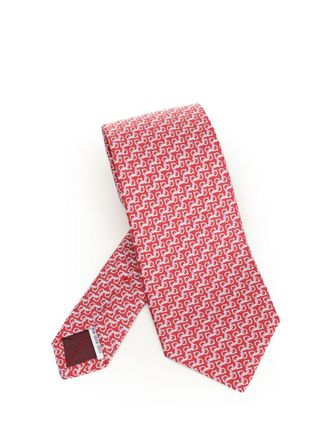 Ferragamo Silk Tie Ties And Bow Ties Light Blue-Uomo