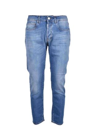 Takeshy Kurosawa Cotton Elastane Jeans - Blue