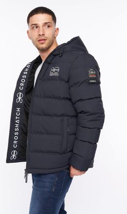 Crosshatch Heren Pitsburg Jacket (Marine)