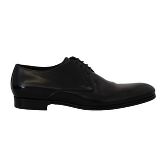 Dolce & Gabbana Business Schoenen - Heren - Nette schoenen - Zwart - 39 1/2 EU - Leer - Schoenen