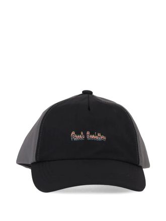 Paul Smith logo-detail baseball cap - men - Nylon - One Size - Black
