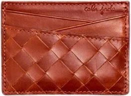 Cala Jade Boba Cardholder - unisex - Portefeuilles - Bruin - ONE Size - Leer - Accessoires