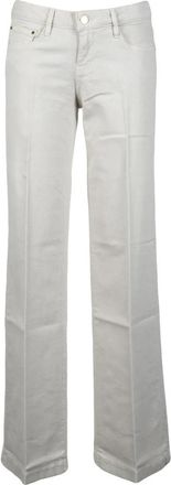 Guess Dames, Broeken, Wit, Maat: W25 Denim