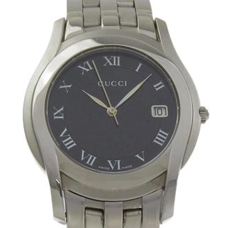 Gucci Pre-owned 5500M Polshorloge - Dames - Vintage Horloges - Zwart - ONE Size - Vintage