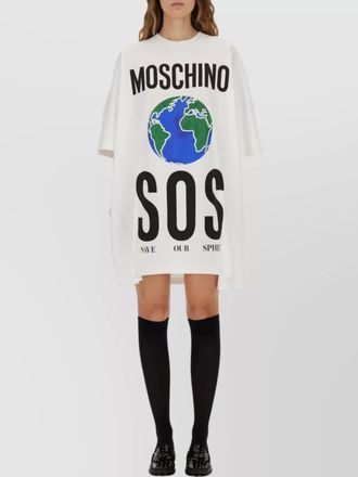Moschino cotton knee-length dress