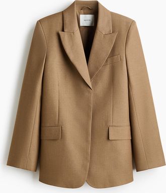 H&M Longblazer aus Twill - Orange