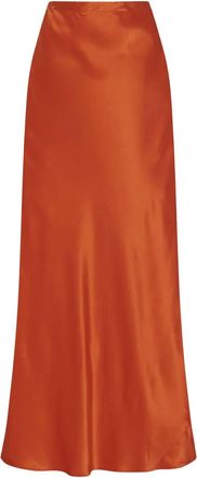 Rosetta Getty Gonna lunga con taglio sbieco - Arancione