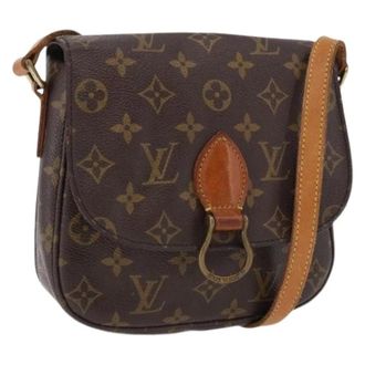 Louis Vuitton Pre-owned Monogram Canvas Shoulder Bag - Dames - Pre-owned - Bruin - Maat: ONE Size Leer