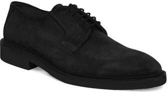 Bruno Magli Vasto Suede Plain Toe Derby in Black Suede at Nordstrom, Size 11.5