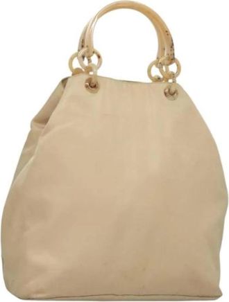 Prada Pre-owned Nylon handbags - Dames - Vintage Shopper - Beige - ONE Size - Nylon - Vintage
