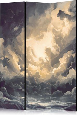 Artgeist Biombo Artgeist &Eacute;pique Juego De Luz Tela No Tejida 135 Cm X 172 Cm