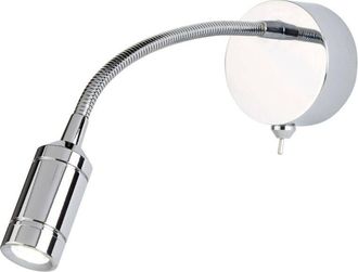 Searchlight Searchlight - L&aacute;mpara De Lectura De Pared Ajustable Interior Led 1 Luz Cromo