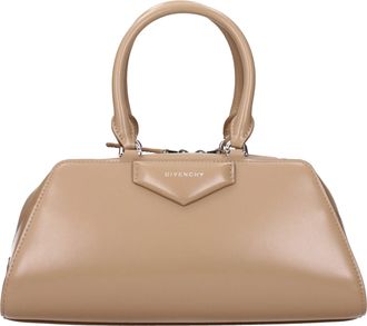 Givenchy handtassen Antigona Oost-West beige en zandleer dames