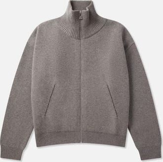 Axel Arigato Core Zip-Up Sweater in Grey Melange at Nordstrom, Size X-Large
