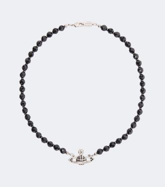 Vivienne Westwood Messaline embellished choker