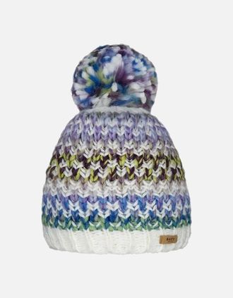 Barts Womens Barts Womens Nicole Knitted Lined Warm Winter Beanie Bobble Hat - Purple - Size: ONE size