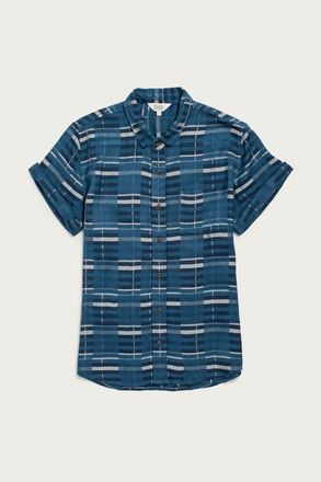 Bridge & Burn Bea Shirt in Stormcrest Stripe at Nordstrom, Size X-Small