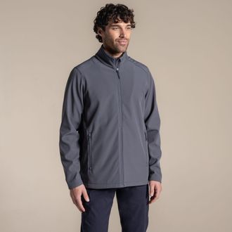 Craghoppers Heren Expert Basecamp II Soft Shell Jas (Koolstofgrijs)