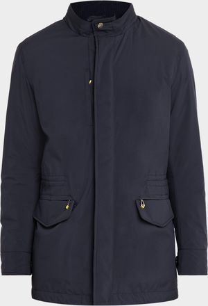 Sartorio Men & apos;s Nylon Safari Coat