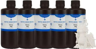 OEM Resina Lavable Con Agua, Alta Precisi&oacute;n, F&oacute;rmula De Bajo Olor, 5 Kg, Color Blanco