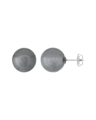 Splendid Pearls Silver 14-15Mm Pearl Earrings