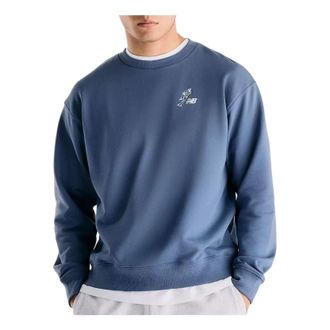 New Balance x Shohei Logo French Terry Crewneck Asia Sizing Vintage Indigo MT6208GKVTI