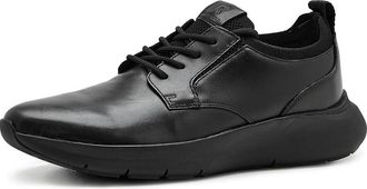 Rockport Jonston Mens Shoes Black Leather : 11.5 W (EE)