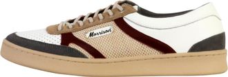 MORRISON Unisexs Heritage Sneaker, Beige White, 7 UK
