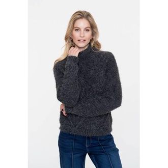 Geisha gebreide trui grijs