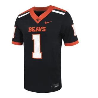 Nike Oregon State Nike Mens College Football Replica Jersey in Black | P3181100A-ORS