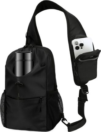 Generic Women Shoulder Bag | Waterproof Casual Messenger Backpacks | Small Adjustable Backpack | For Leisure Riding Hiking Outdoor Travel Sports