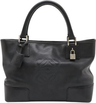 Loewe Tweedehands leren handtassen - Dames - Vintage Handtas - Zwart - ONE Size - Vintage