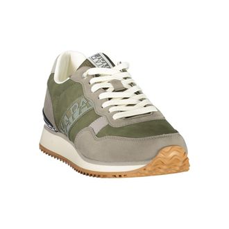 Napapijri Colour-Block Lace-Up Sneaker - Green