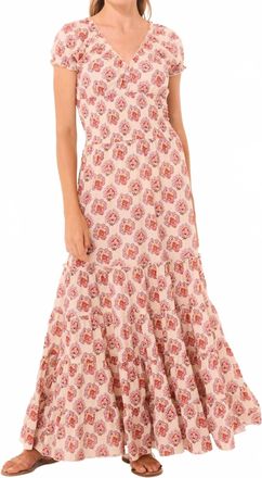 Misa Judith Dress In Paisley Block