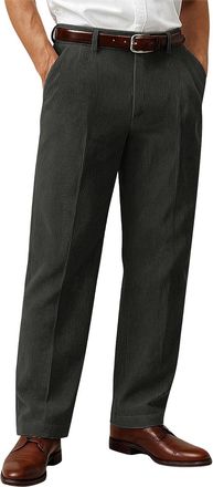 Generic Mens Corduroy Trousers - Casual Business Office Work Pants, Formal Regular Fit Pant with Pockets, Straight Leg Wrinkle-Resistant Chino Trouser, Slim S