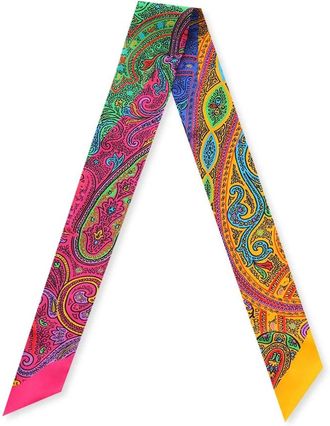 Etro Zijden Sjaal - Heren - Zijden sjaals - Veelkleurig - ONE Size - Accessoires