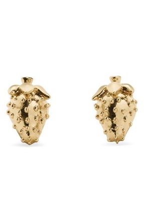 Kate Spade New York secret garden strawberry stud earrings in Gold at Nordstrom